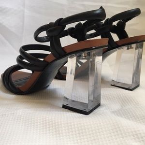 Zara Shoes - Zara Acrylic Heeled Sandals Zara Shoes - Zara Acrylic Heeled Sandals